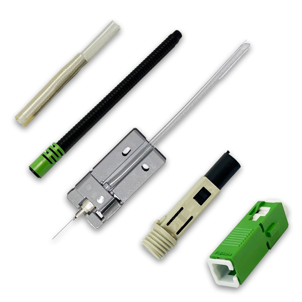 AFL FUSEConnect SC/APC SM Connector - 4.8mm Green (6 pack) – Generic