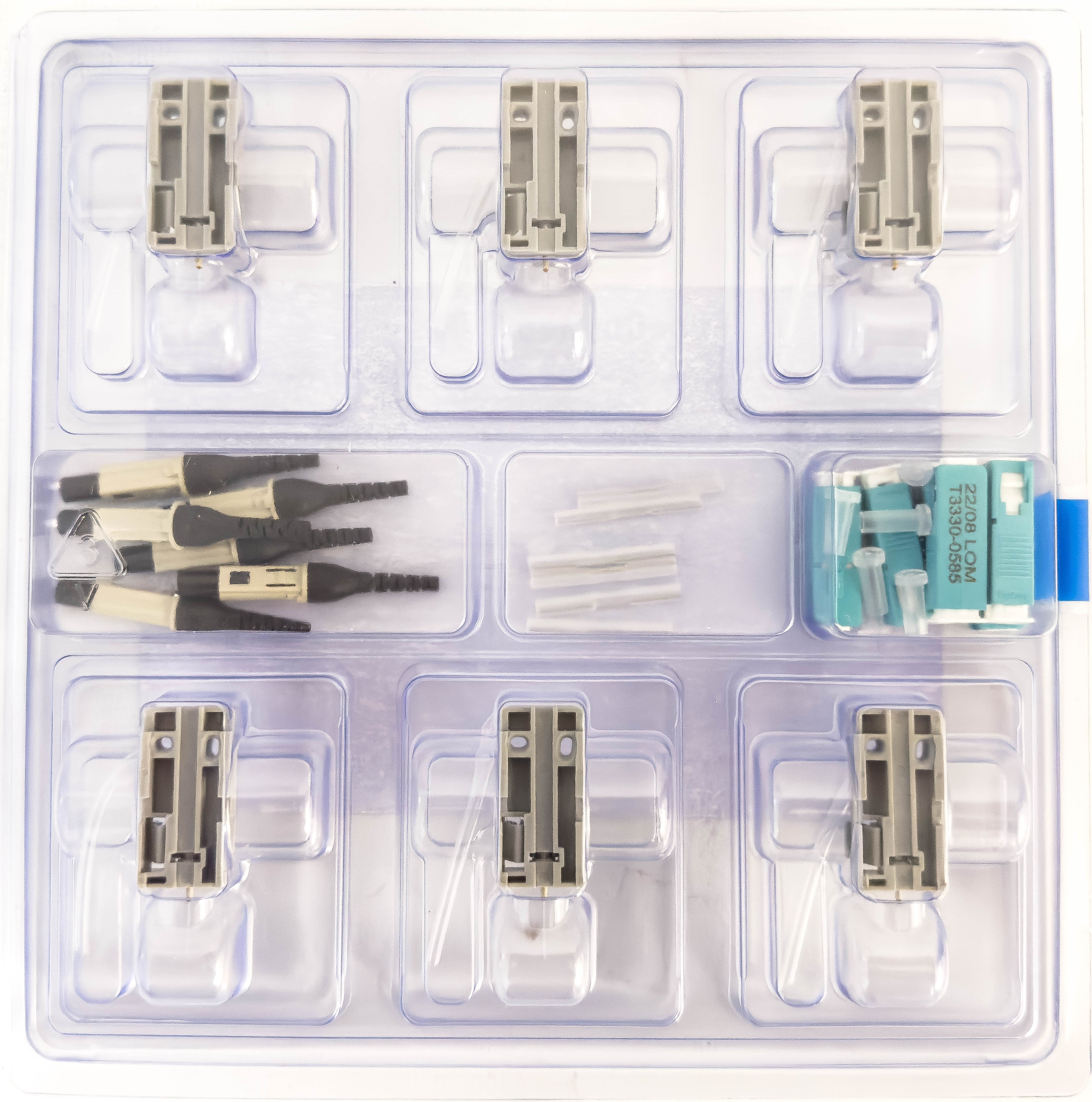 AFL FUSEConnect SC/PC MM 50u 10Gig Connector - 900um Aqua (6 pack) – Generic – Fiber Optic Connectors (photo 3)