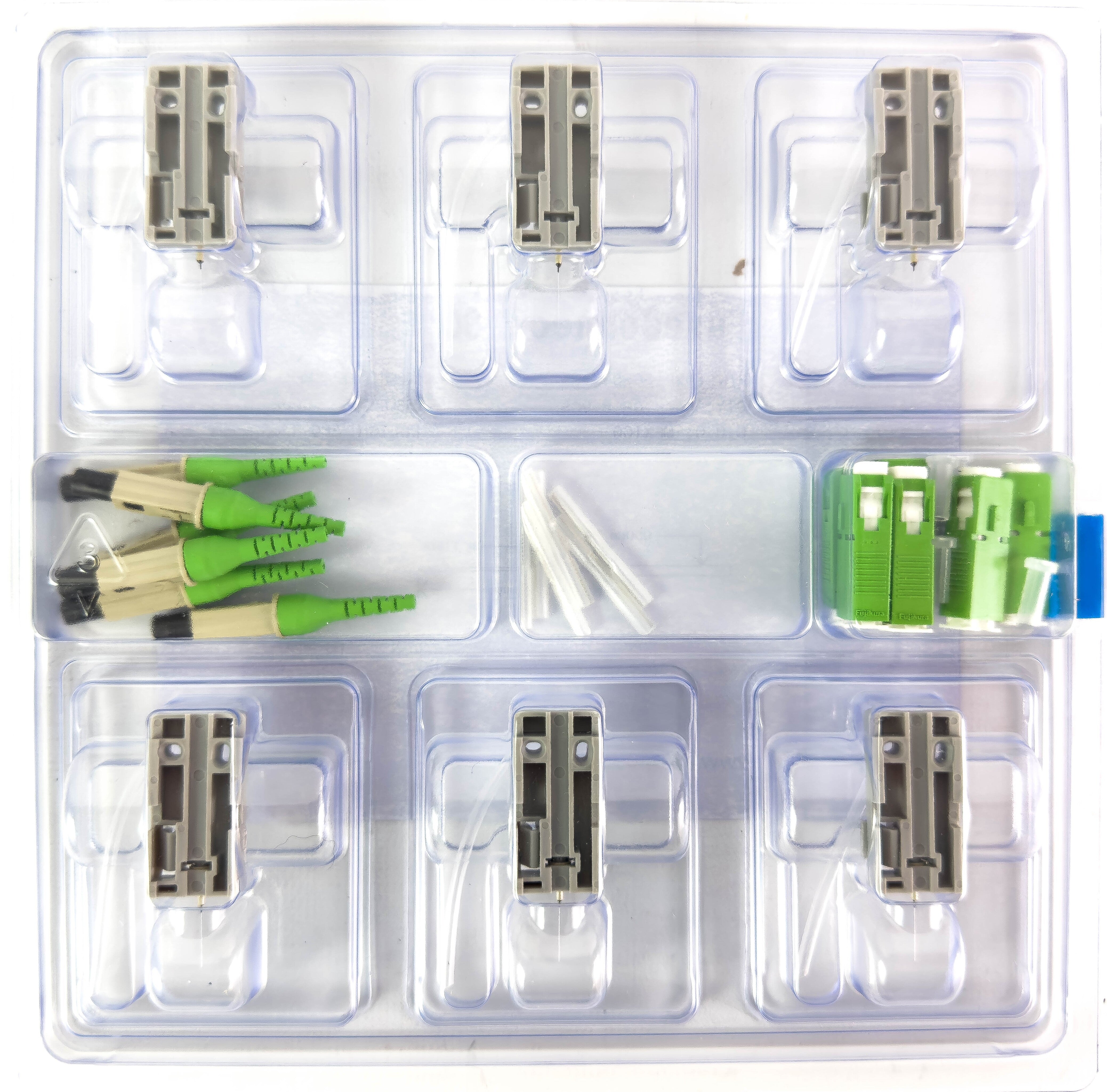 AFL FUSEConnect SC/APC SM Connector - 900um Green (6 pack) – Generic – Fiber Optic Connectors (photo 3)