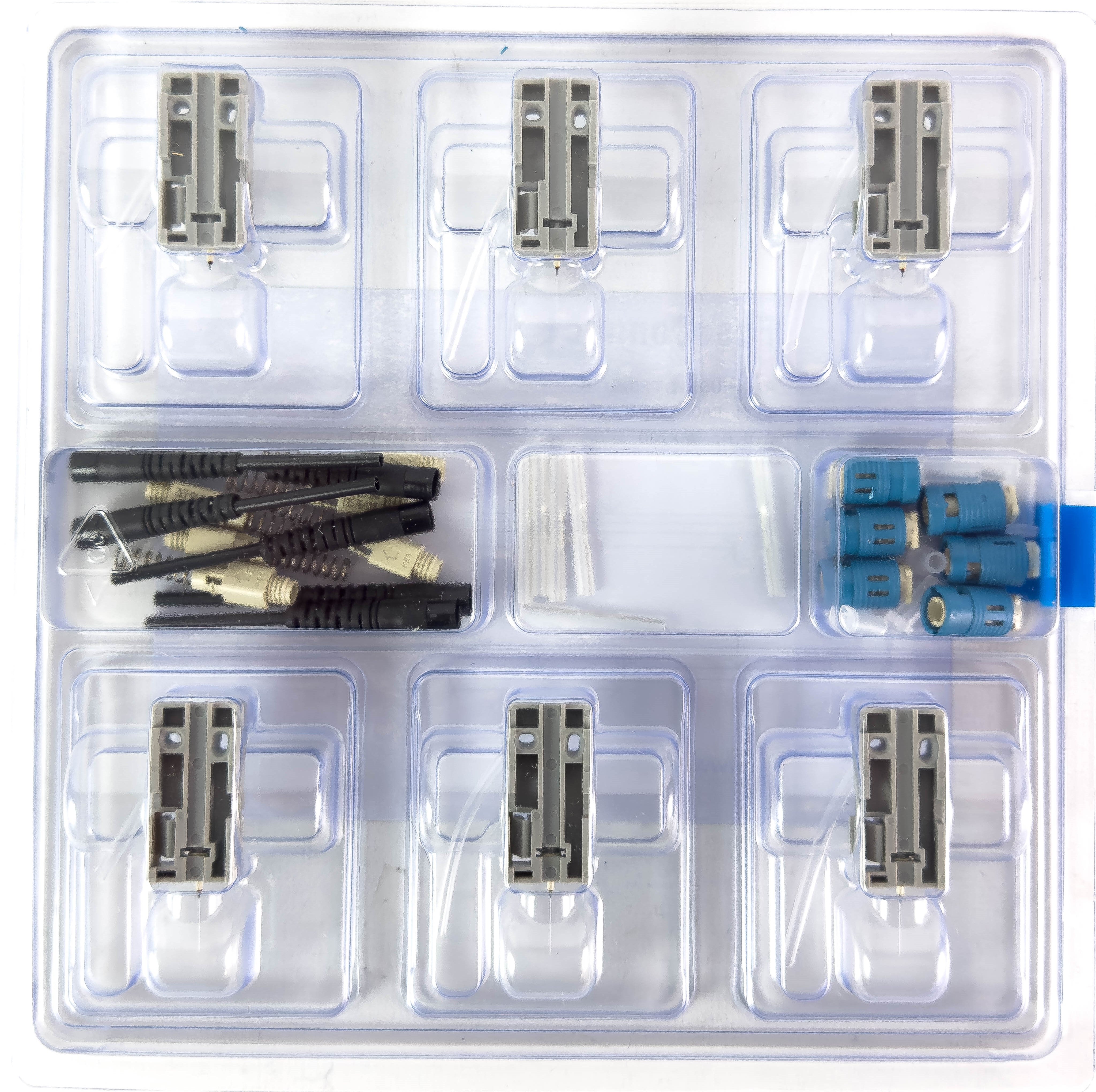 AFL FUSEConnect ST/UPC SM Connector - 2mm Blue (6 pack) – Generic – Fiber Optic Connectors (photo 3)