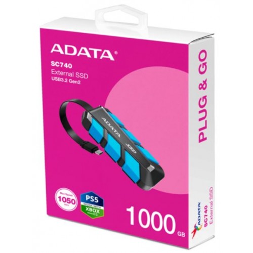 Adata SC740 External 1TB SSD USB3.2 Gen2 – External SSD