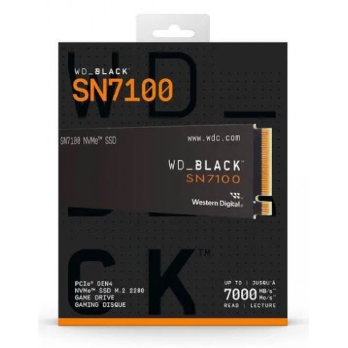 WD BLACK SN7100 2TB NVMe M.2 2280 PCIe Gen4.0, (R:7250/W:6900), new retail pack – WD Western Digital – SSD (solid state drive)