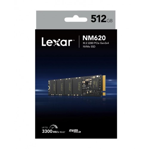 Lexar NM620 512GB M.2 NVMe PCI-e SSD – SSD (solid state drive)