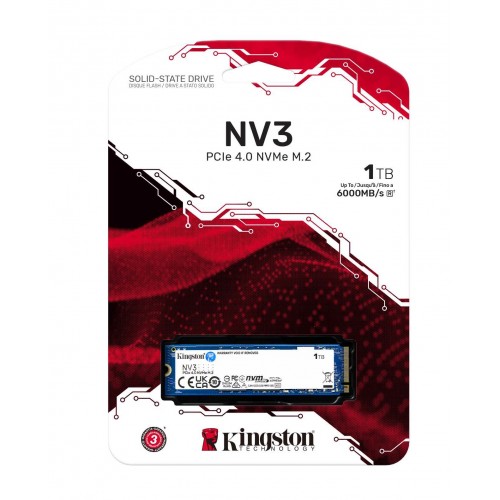 Kingston NV3 1TB M.2 2280 NVMe PCI-e 4.0x4 – SSD (solid state drive)