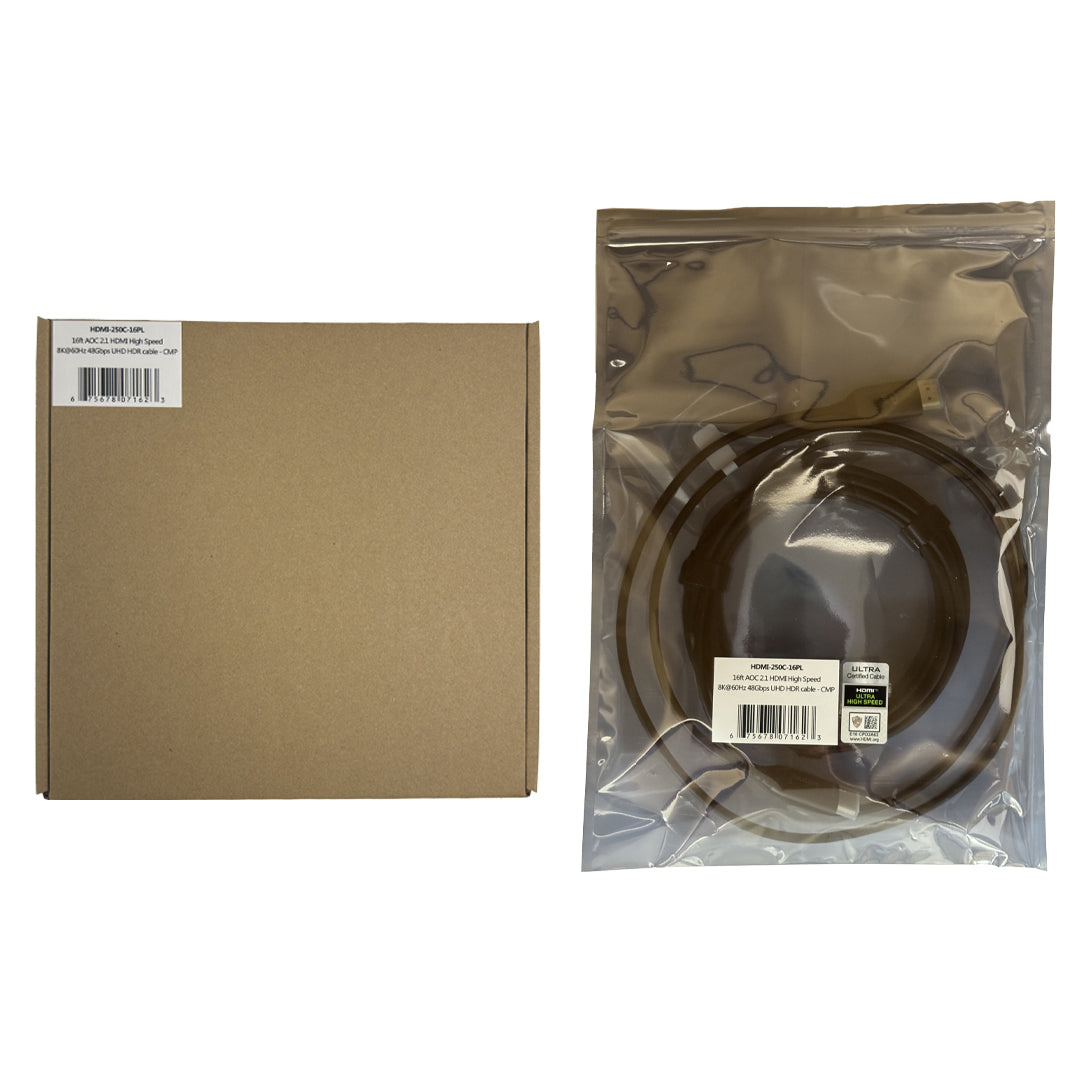 AOC 2.1 - Active Optical Cable - HDMI Certified 8K@60Hz - 48Gbps - UHD - HDR Cable - CMP Plenum Rated – Generic – HDMI Cable (photo 3)