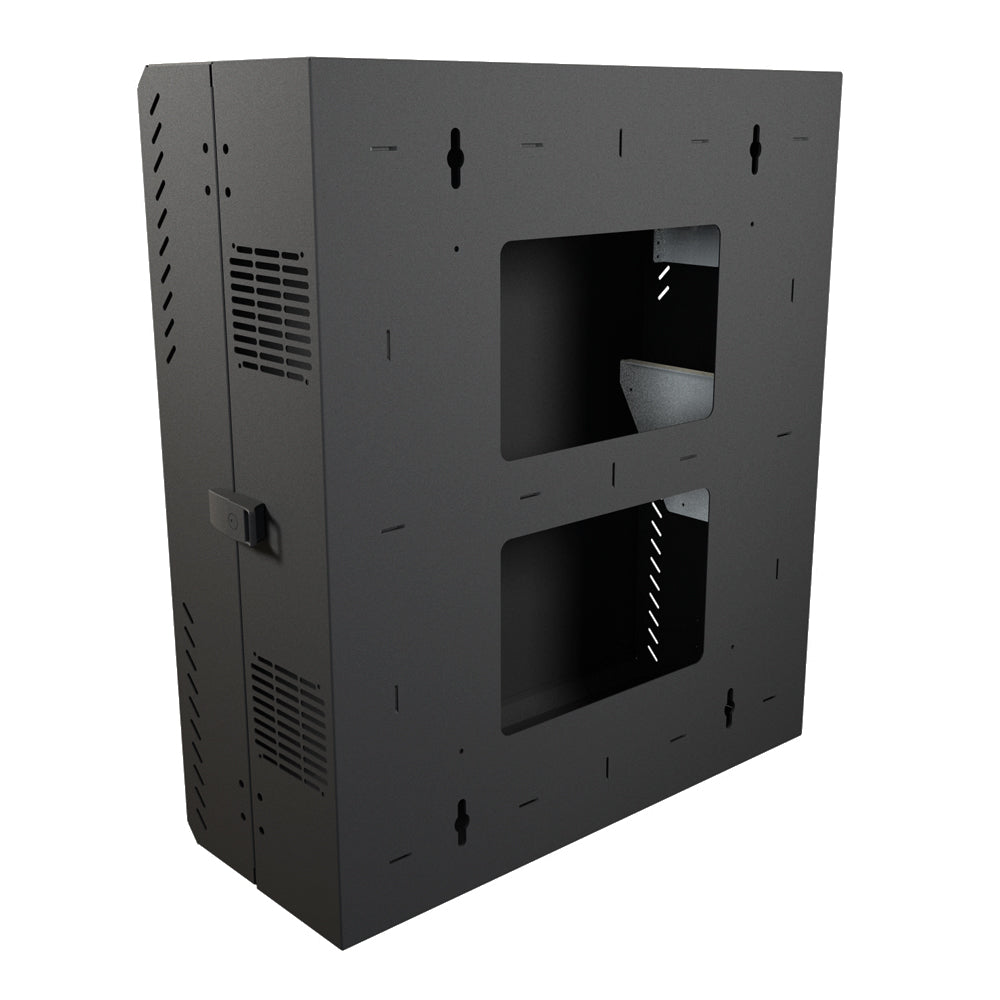 Hammond 4U Vertical Wall Mount Cabinet - Low Profile, 31 inch Height – Generic – Wall Mount Cabinets (photo 2)
