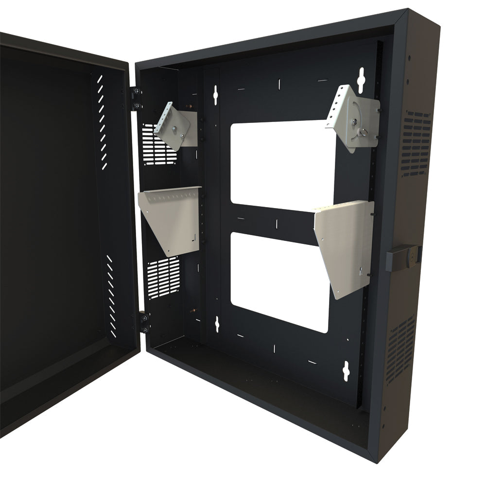 Hammond 4U Vertical Wall Mount Cabinet - Low Profile, 31 inch Height – Generic – Wall Mount Cabinets (photo 3)