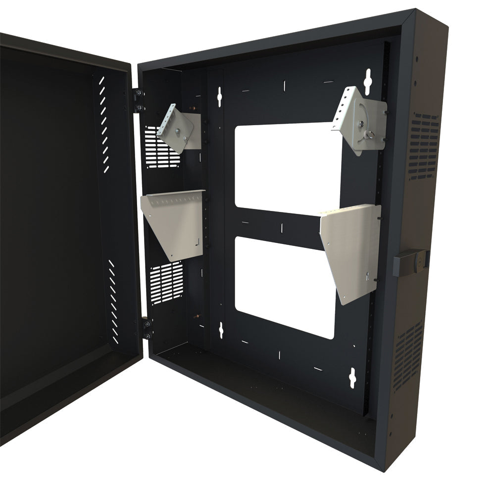 Hammond 6U Vertical Wall Mount Cabinet - Low Profile, 31 inch Height – Generic – Wall Mount Cabinets (photo 2)