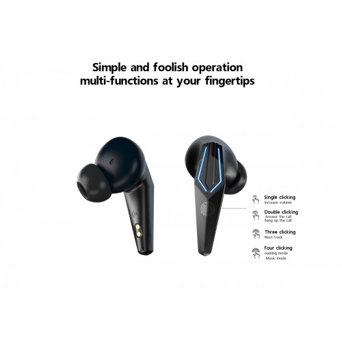 OVLENG W70 HiFi Sound No Delay Gaming Earphones Bluetooth In-ear Headphones – Headset & Mic (photo 3)
