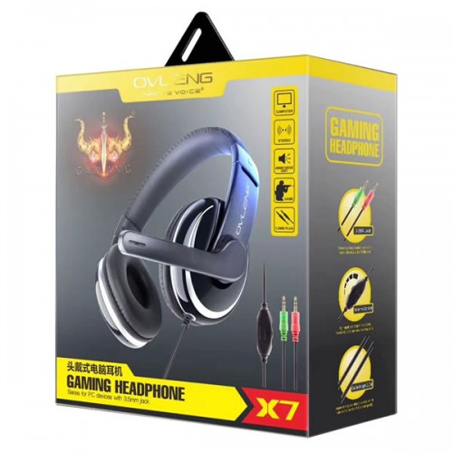 OVLENG X7 3.5mm Stereo Sound Gaming Headset with Mic – Headset & Mic (photo 2)