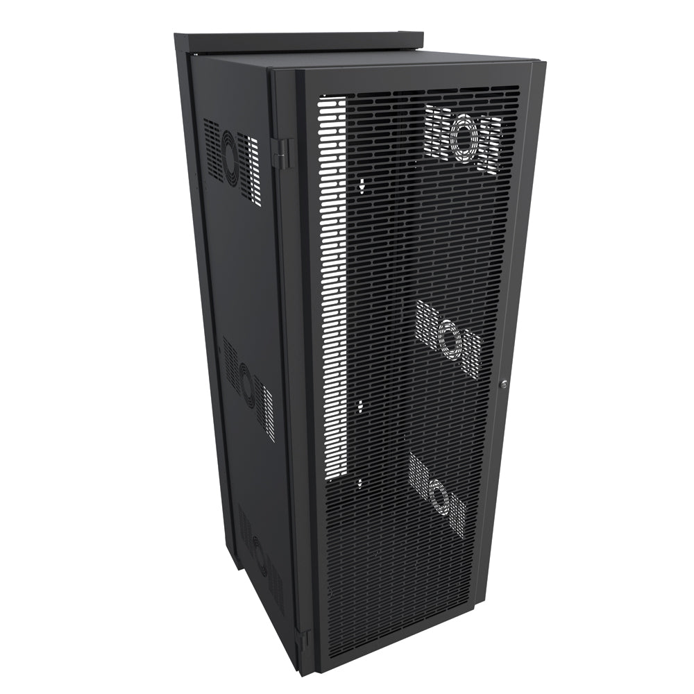 Hammond 32U Heavy Duty Wall Mount Swing-Out Cabinet 23.5 inch Usable Depth, Vented Door – Generic – Wall Mount Cabinets