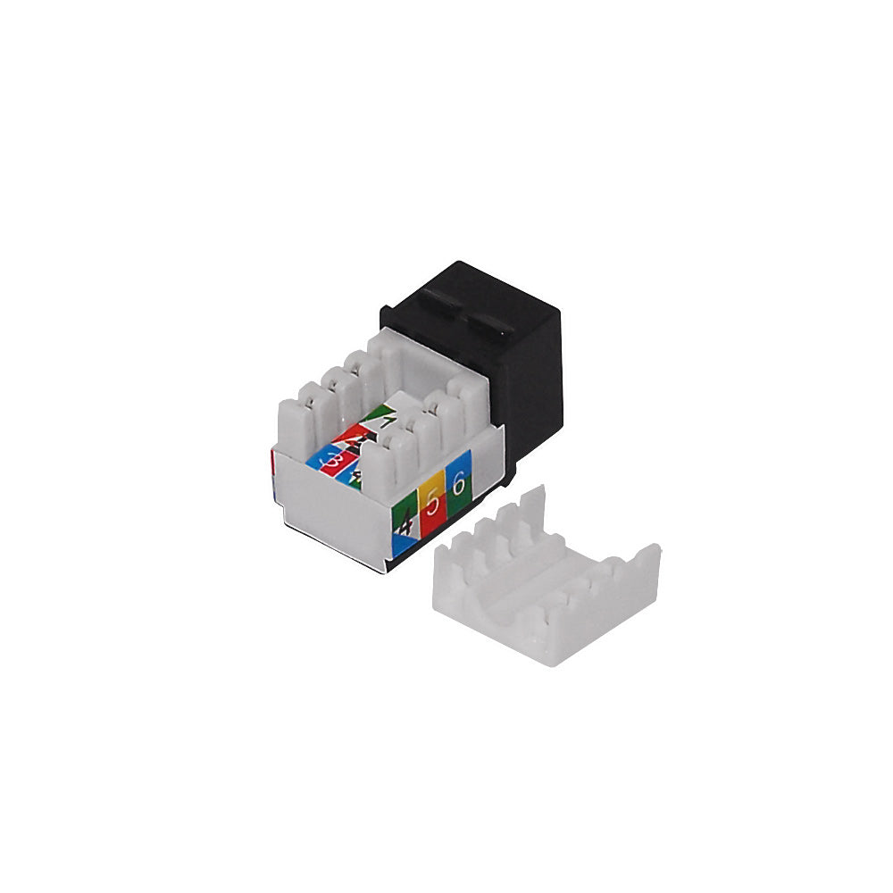 RJ12 Cat3 Slim Profile Jack, 110 Punch-Down – Generic – Wall Plate Inserts & Jacks (photo 2)