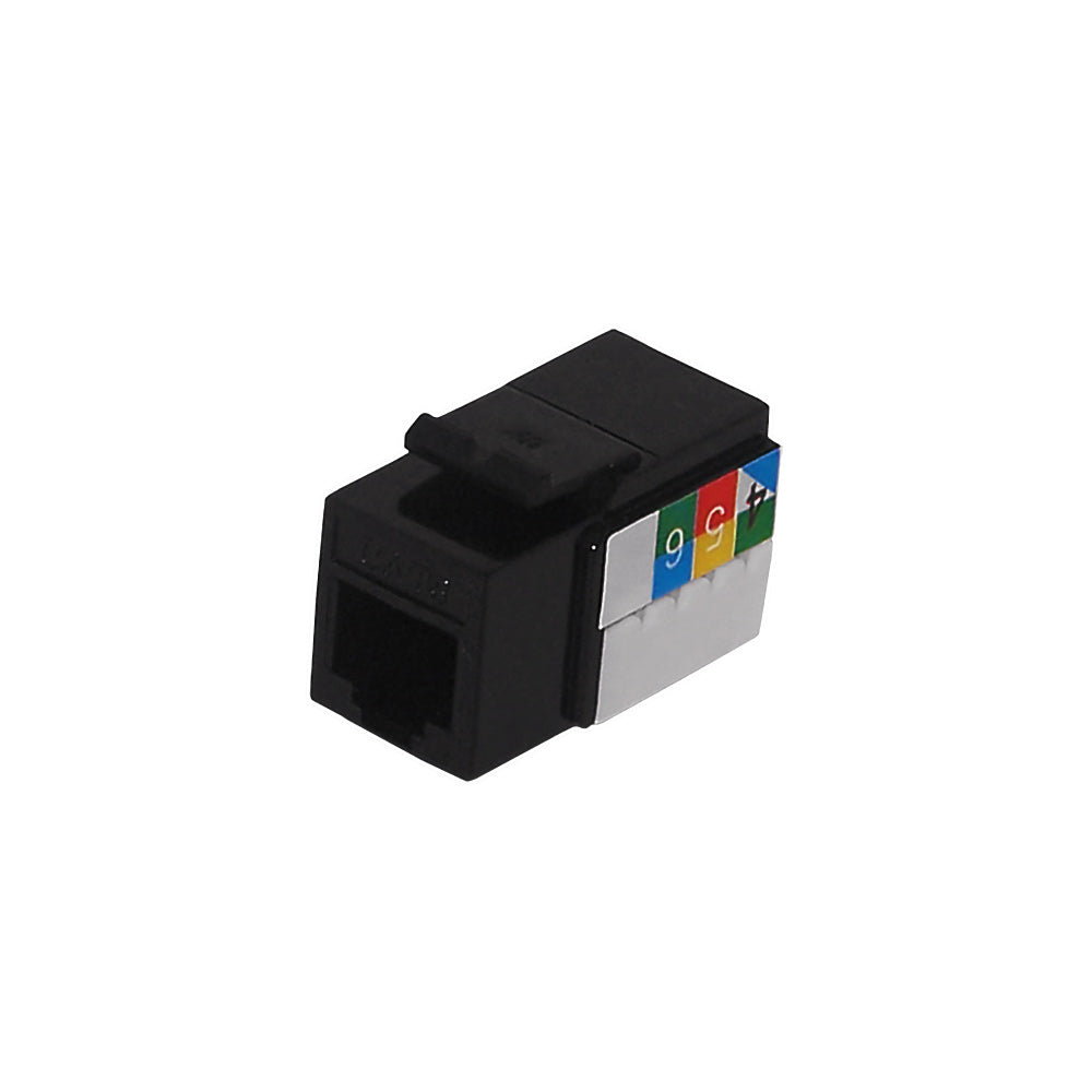 RJ12 Cat3 Slim Profile Jack, 110 Punch-Down – Generic – Wall Plate Inserts & Jacks