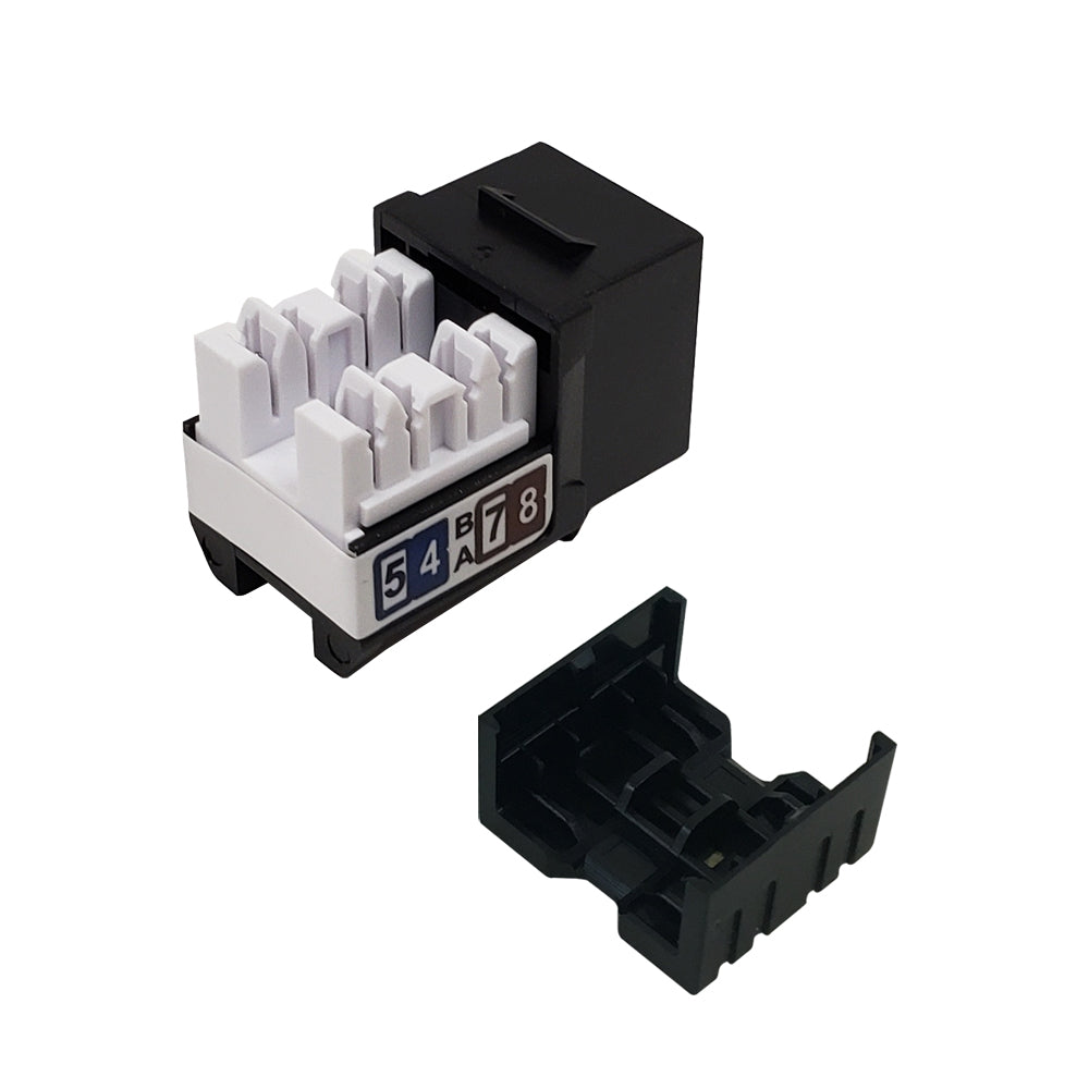 RJ45 Cat5e Slim Profile Jack, 110 Punch-Down – Generic – Wall Plate Inserts & Jacks (photo 2)