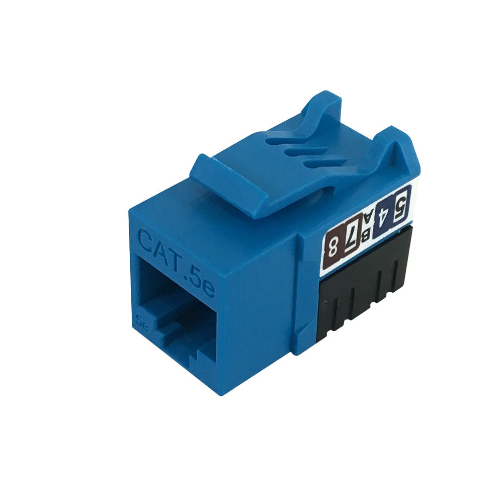 RJ45 Cat5e Slim Profile Jack, 110 Punch-Down – Generic – Wall Plate Inserts & Jacks (photo 3)