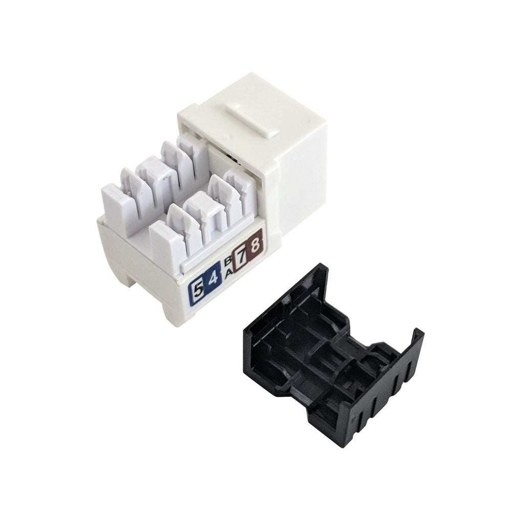 RJ45 Cat5e Slim Profile Jack, 110 Punch-Down – Generic – Wall Plate Inserts & Jacks (photo 6)