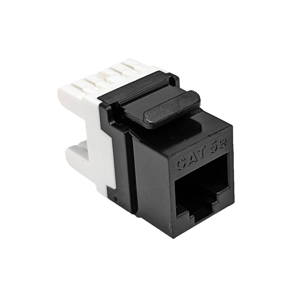 RJ45 Cat5e Slim Profile 180 Degree Jack, 110 Punch-Down – Generic