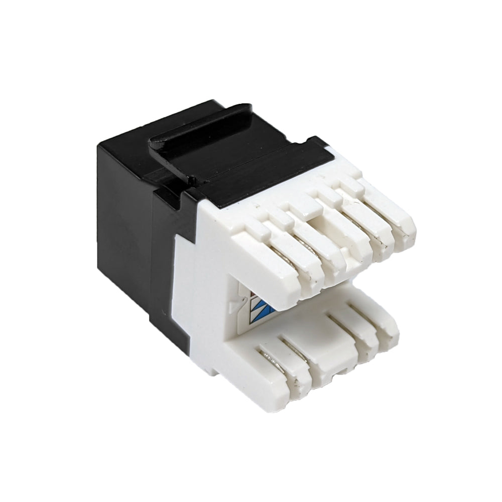 RJ45 Cat5e Slim Profile 180 Degree Jack, 110 Punch-Down – Generic – Wall Plate Inserts & Jacks (photo 2)