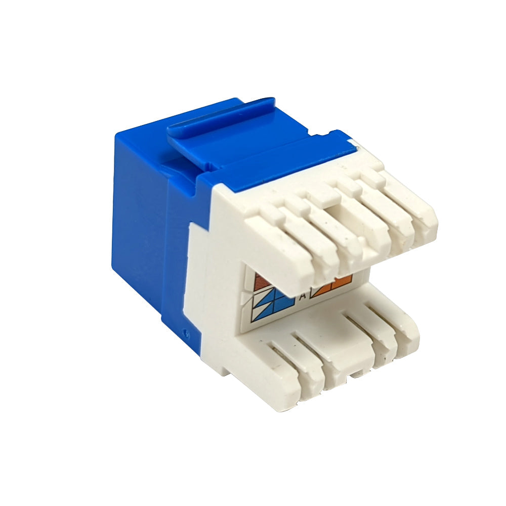 RJ45 Cat5e Slim Profile 180 Degree Jack, 110 Punch-Down – Generic – Wall Plate Inserts & Jacks (photo 5)