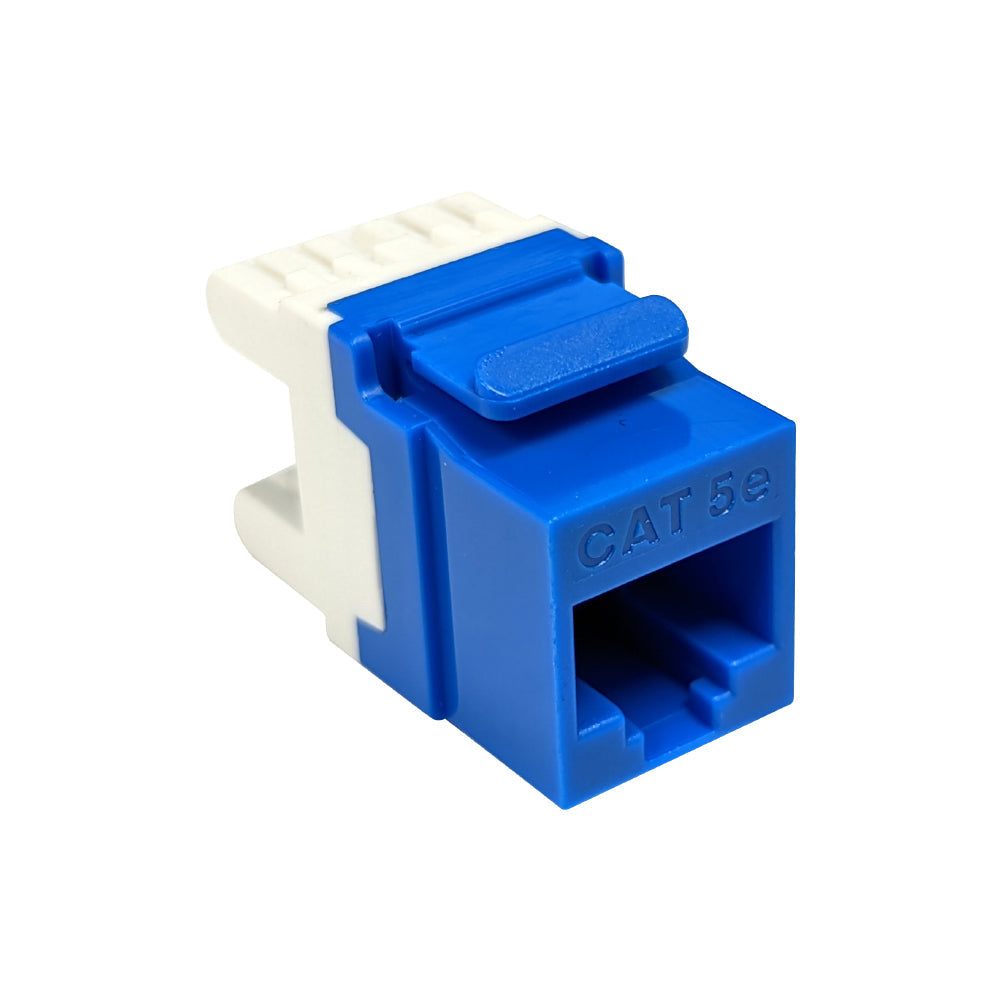 RJ45 Cat5e Slim Profile 180 Degree Jack, 110 Punch-Down – Generic – Wall Plate Inserts & Jacks (photo 4)