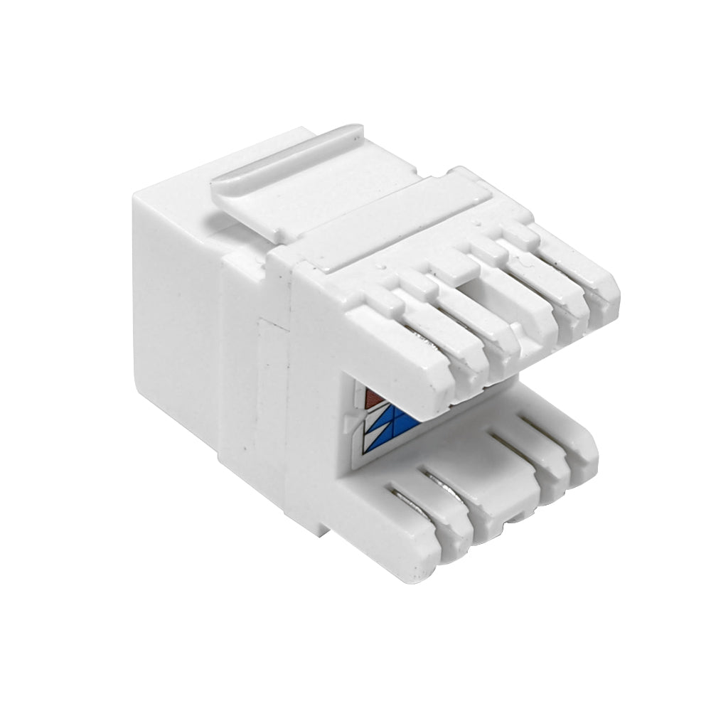 RJ45 Cat5e Slim Profile 180 Degree Jack, 110 Punch-Down – Generic – Wall Plate Inserts & Jacks (photo 7)