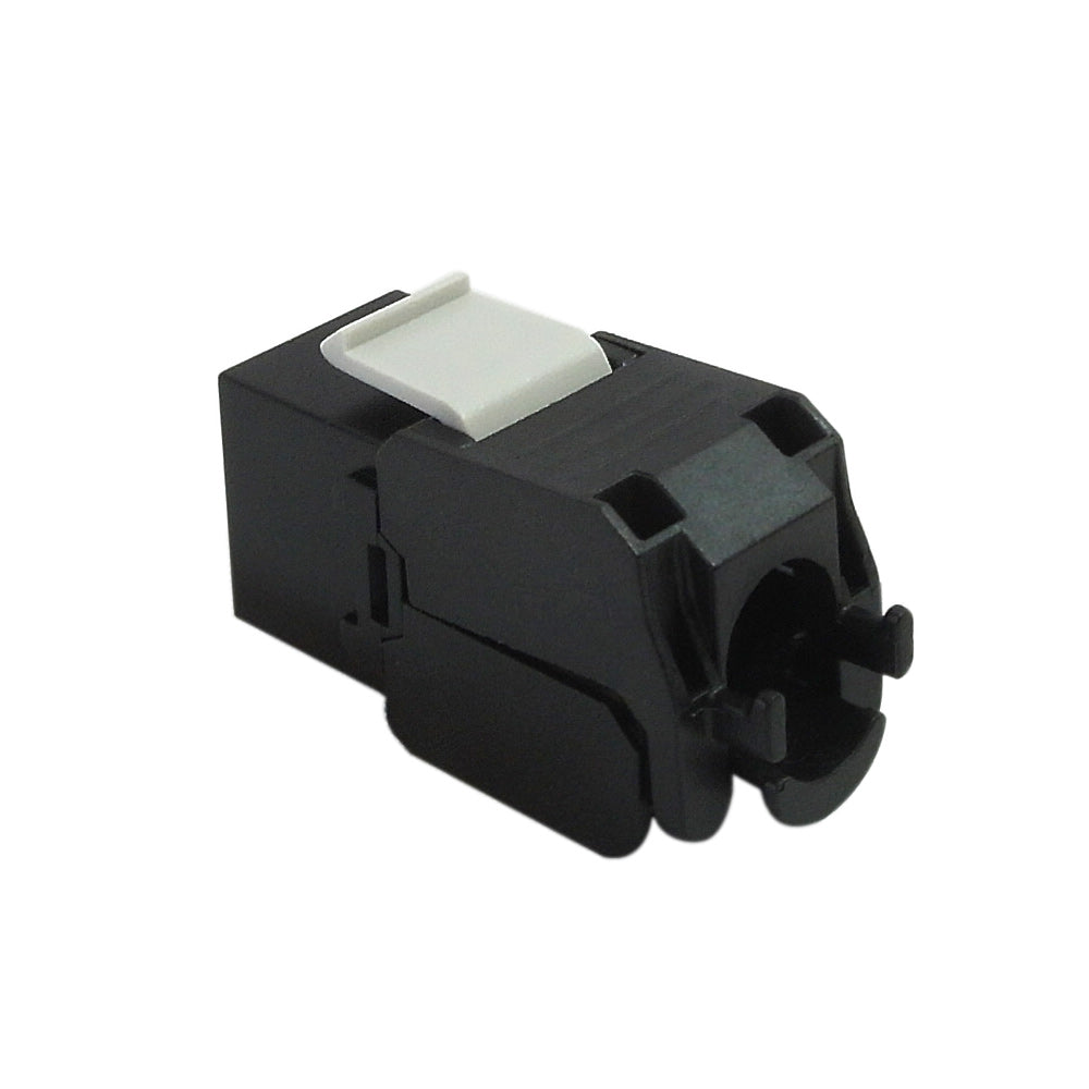 RJ45 Cat6a Slim Profile 180 Degree Jack, 110 Punch-Down Style or Tool-Less – Generic – Wall Plate Inserts & Jacks (photo 2)