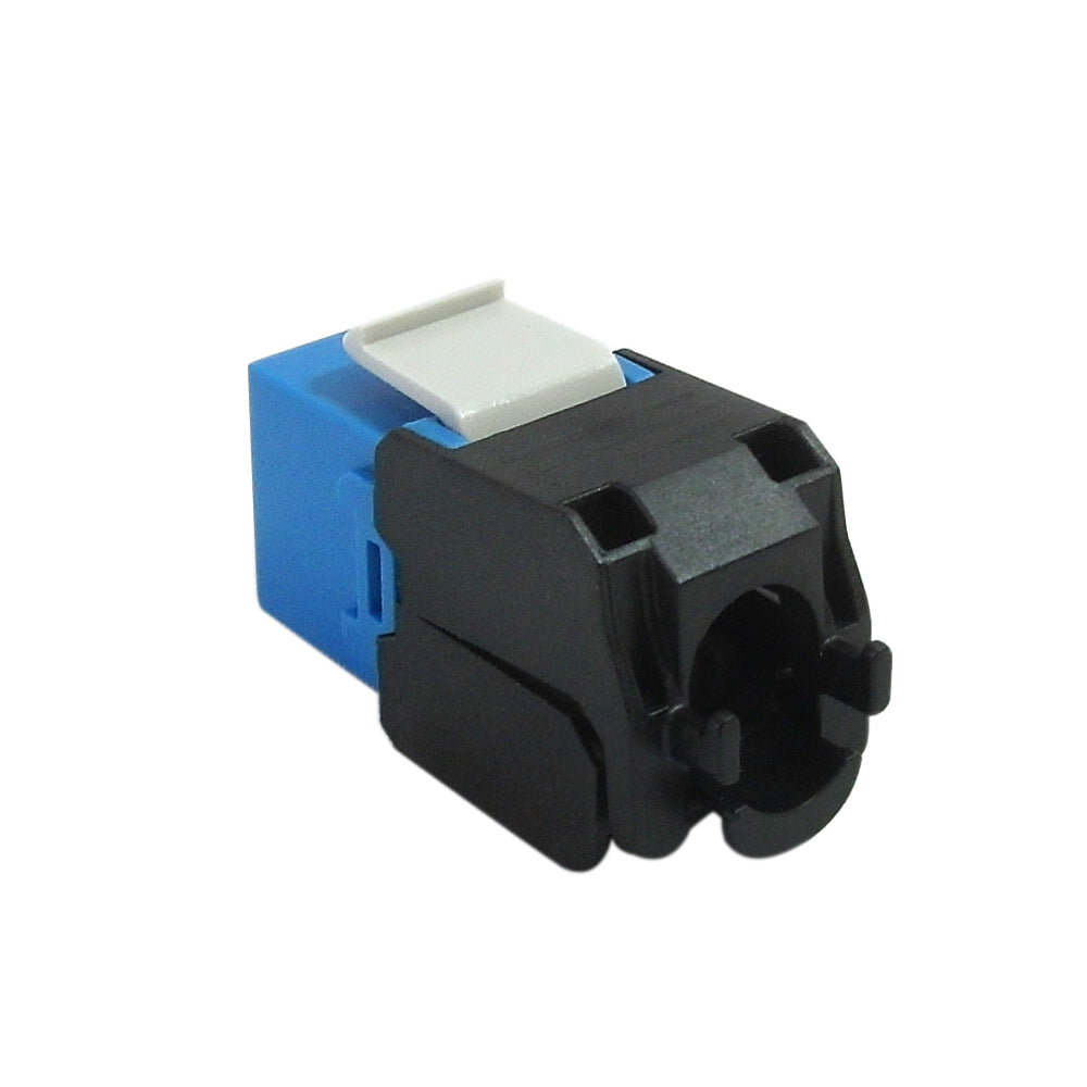 RJ45 Cat6a Slim Profile 180 Degree Jack, 110 Punch-Down Style or Tool-Less – Generic – Wall Plate Inserts & Jacks (photo 7)