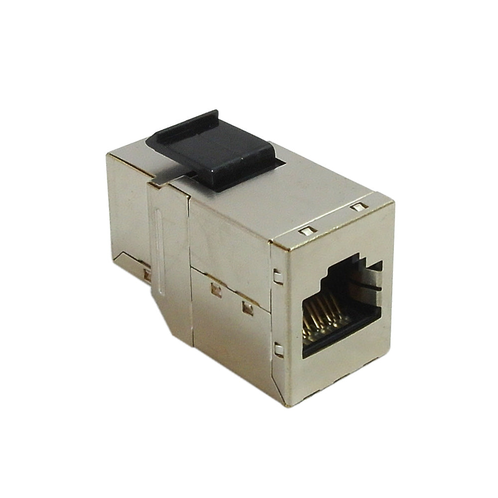 RJ45 Keystone Jack, Female to Female Cat6a Shielded – Generic – Wall Plate Inserts & Jacks (photo 2)