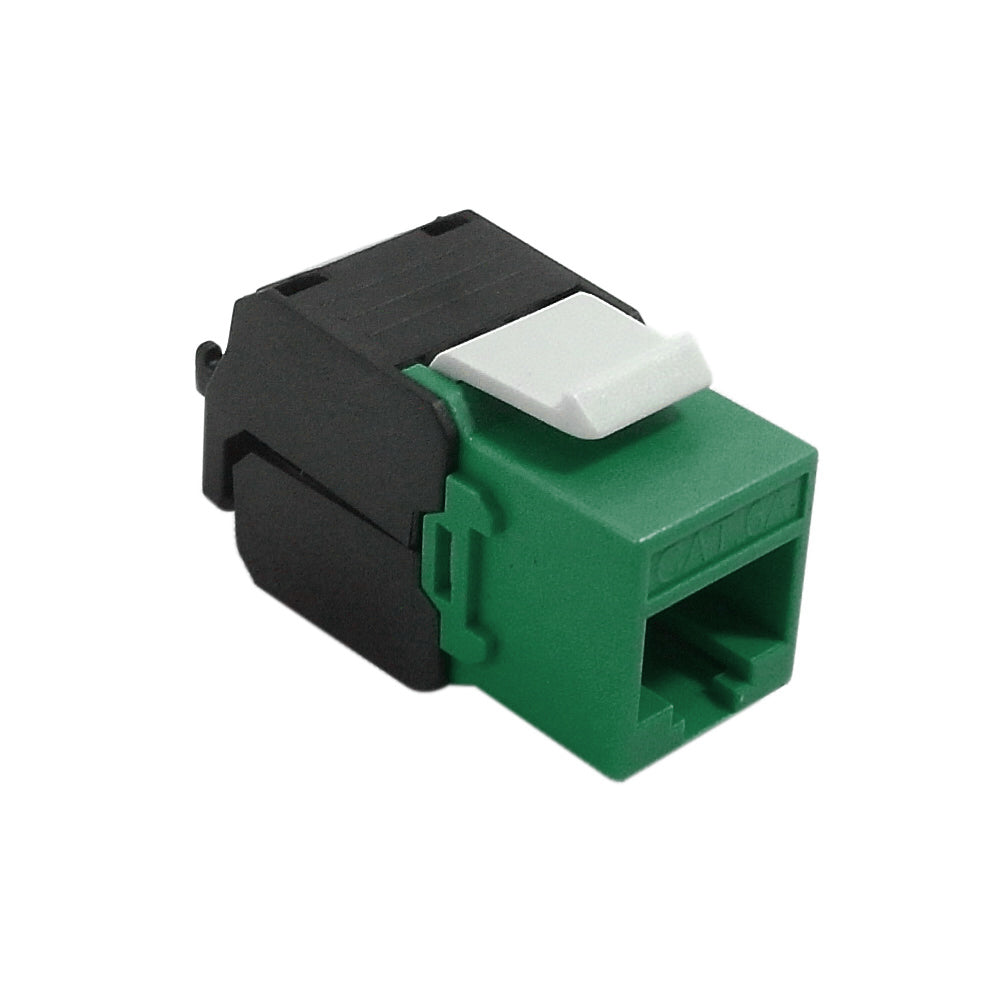 RJ45 Cat6a Slim Profile 180 Degree Jack, 110 Punch-Down Style or Tool-Less – Generic – Wall Plate Inserts & Jacks (photo 11)