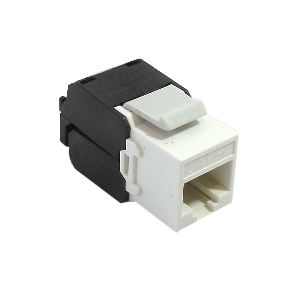 RJ45 Cat6a Slim Profile 180 Degree Jack, 110 Punch-Down Style or Tool-Less – Generic – Wall Plate Inserts & Jacks (photo 8)