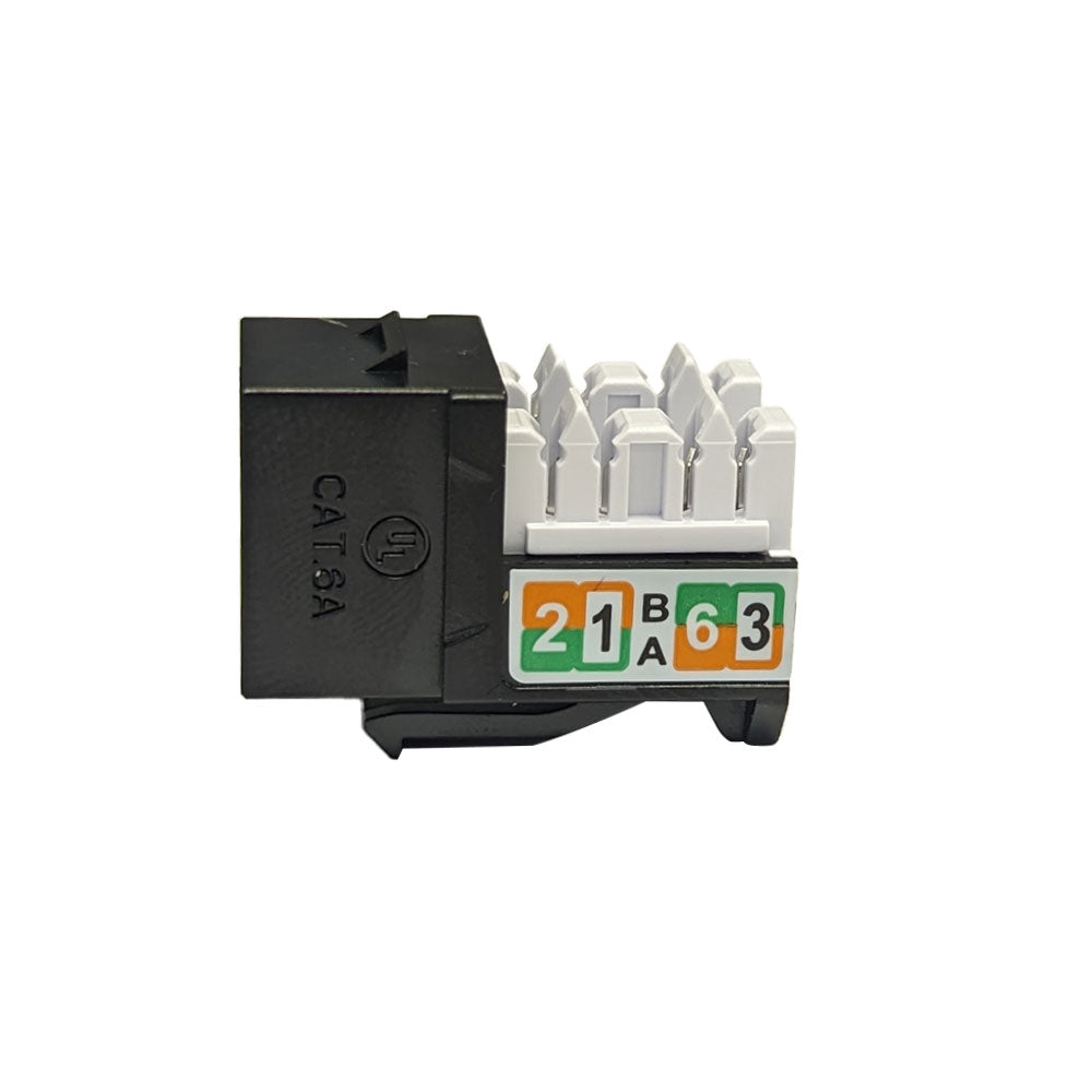 RJ45 Cat6a Slim Profile Jack, 110 Punch-Down – Generic – Wall Plate Inserts & Jacks (photo 3)