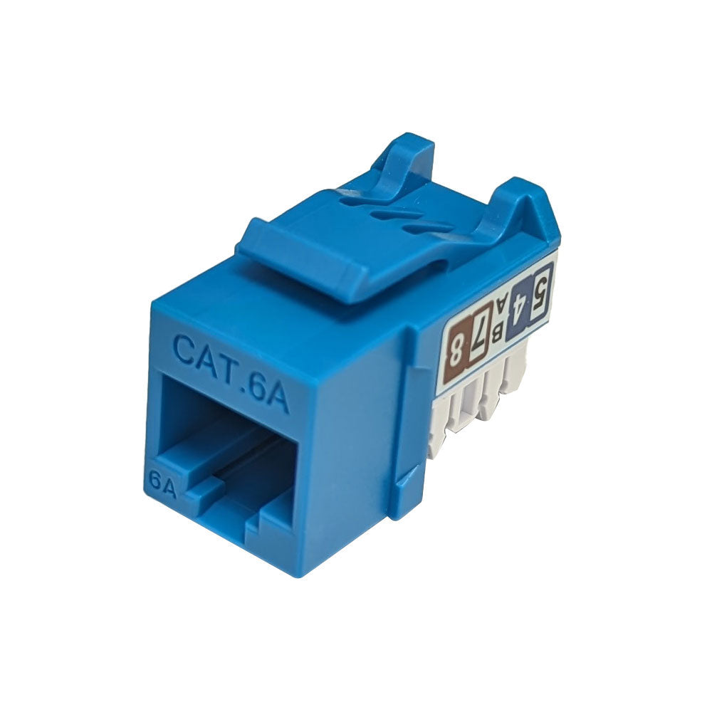 RJ45 Cat6a Slim Profile Jack, 110 Punch-Down – Generic – Wall Plate Inserts & Jacks (photo 4)