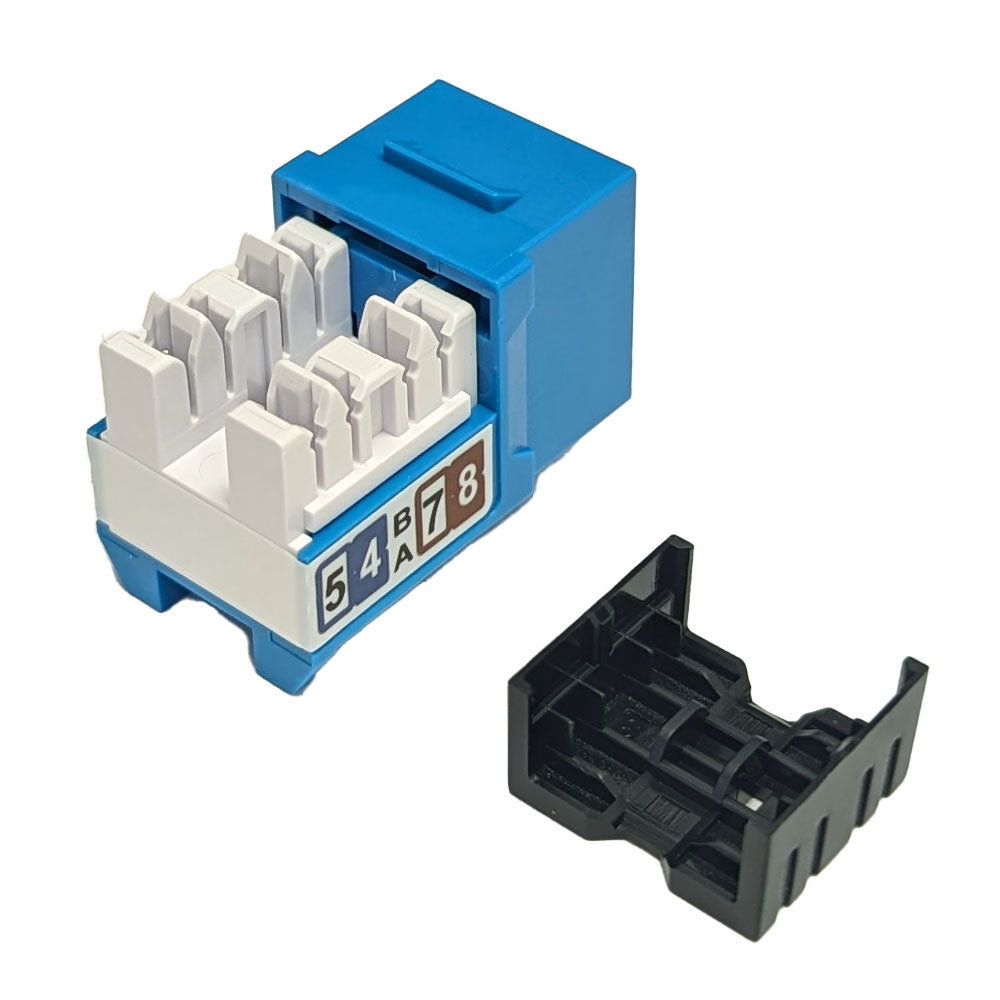 RJ45 Cat6a Slim Profile Jack, 110 Punch-Down – Generic – Wall Plate Inserts & Jacks (photo 5)