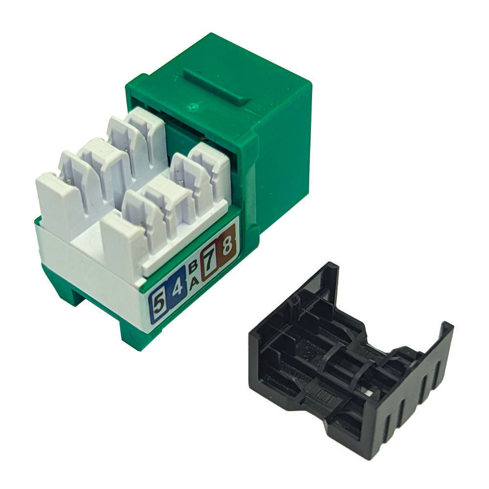 RJ45 Cat6a Slim Profile Jack, 110 Punch-Down – Generic – Wall Plate Inserts & Jacks (photo 8)