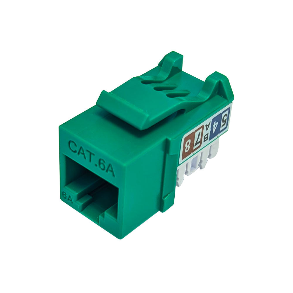 RJ45 Cat6a Slim Profile Jack, 110 Punch-Down – Generic – Wall Plate Inserts & Jacks (photo 7)