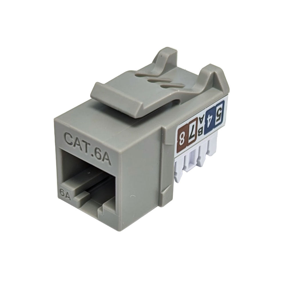RJ45 Cat6a Slim Profile Jack, 110 Punch-Down – Generic – Wall Plate Inserts & Jacks (photo 10)