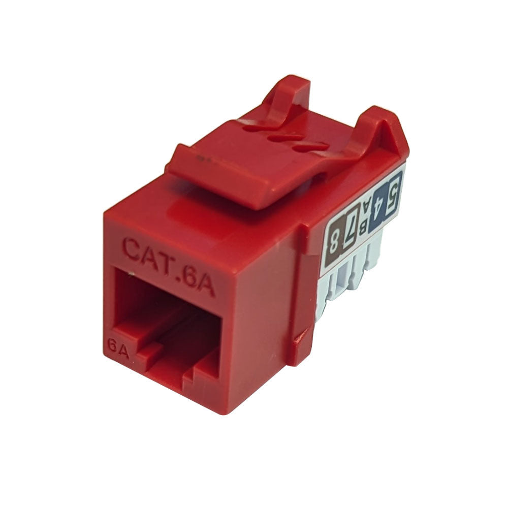 RJ45 Cat6a Slim Profile Jack, 110 Punch-Down – Generic – Wall Plate Inserts & Jacks (photo 13)