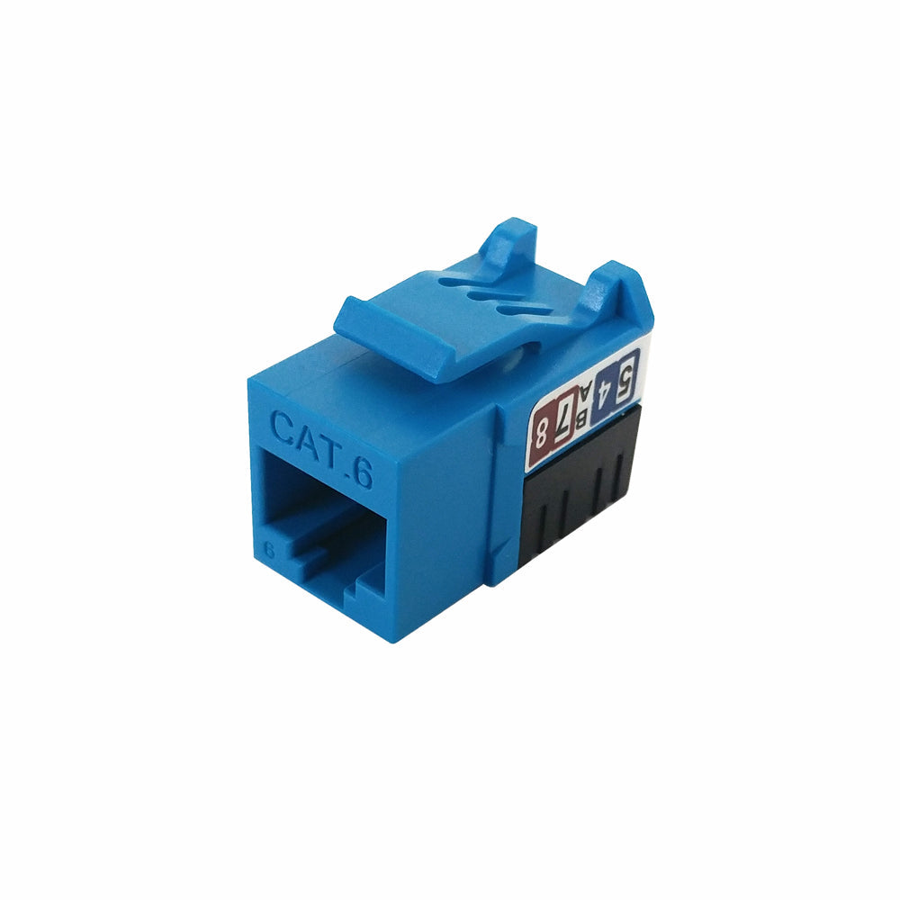 RJ45 Cat6 Slim Profile Jack, 110 Punch-Down – Generic – Wall Plate Inserts & Jacks (photo 4)