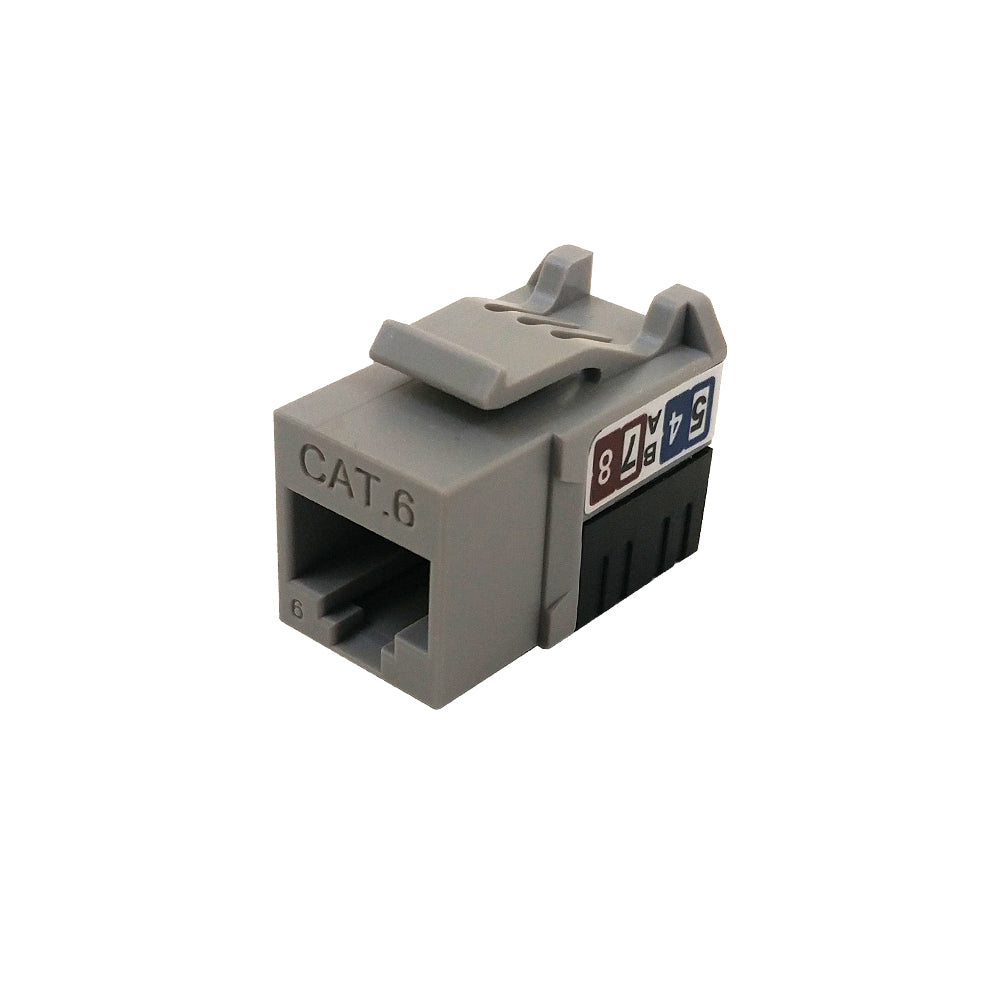 RJ45 Cat6 Slim Profile Jack, 110 Punch-Down – Generic – Wall Plate Inserts & Jacks (photo 10)