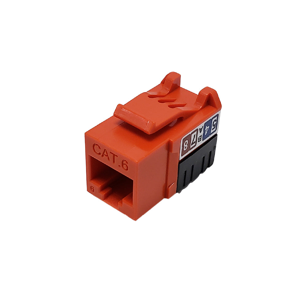 RJ45 Cat6 Slim Profile Jack, 110 Punch-Down – Generic – Wall Plate Inserts & Jacks (photo 13)