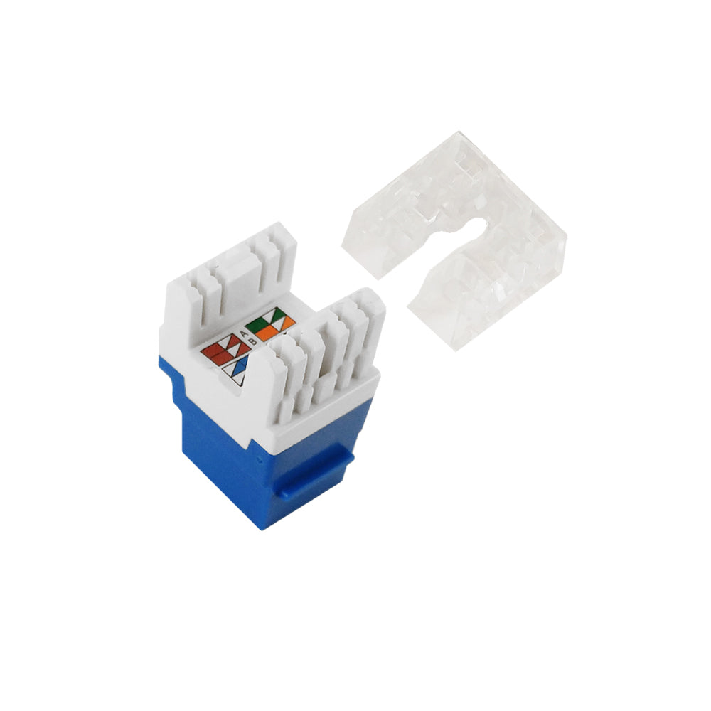 RJ45 Cat6 Slim Profile 180 Degree Jack, 110 Punch-Down – Generic – Wall Plate Inserts & Jacks (photo 4)