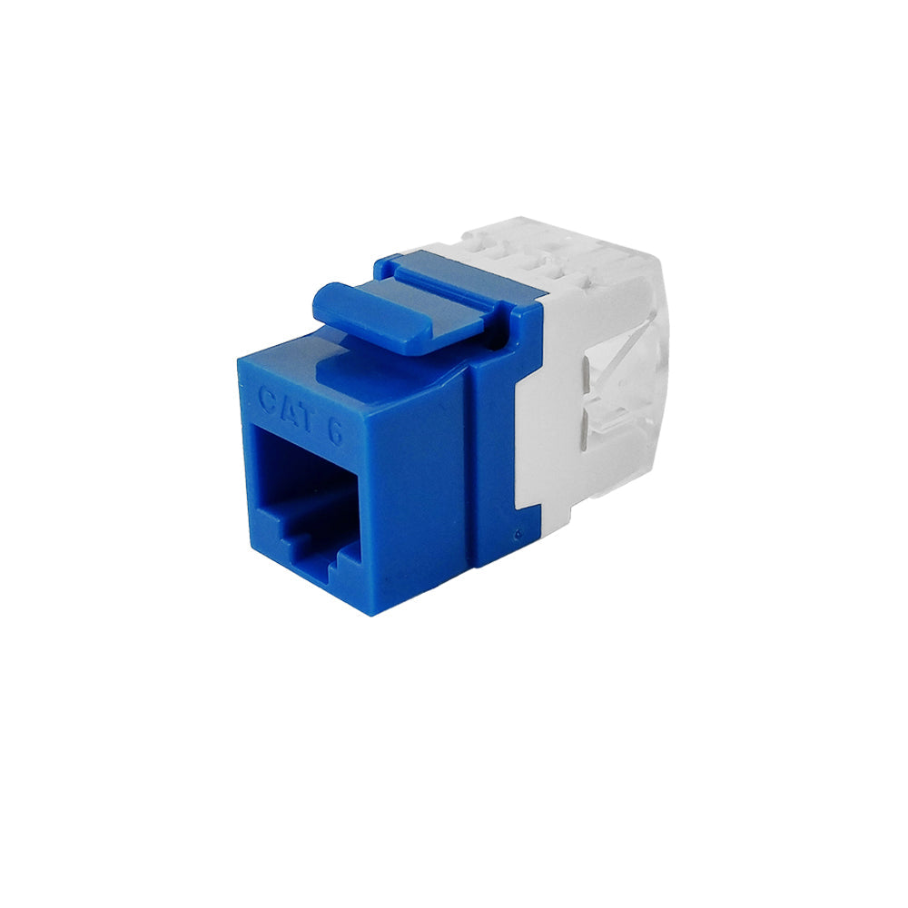 RJ45 Cat6 Slim Profile 180 Degree Jack, 110 Punch-Down – Generic – Wall Plate Inserts & Jacks (photo 3)