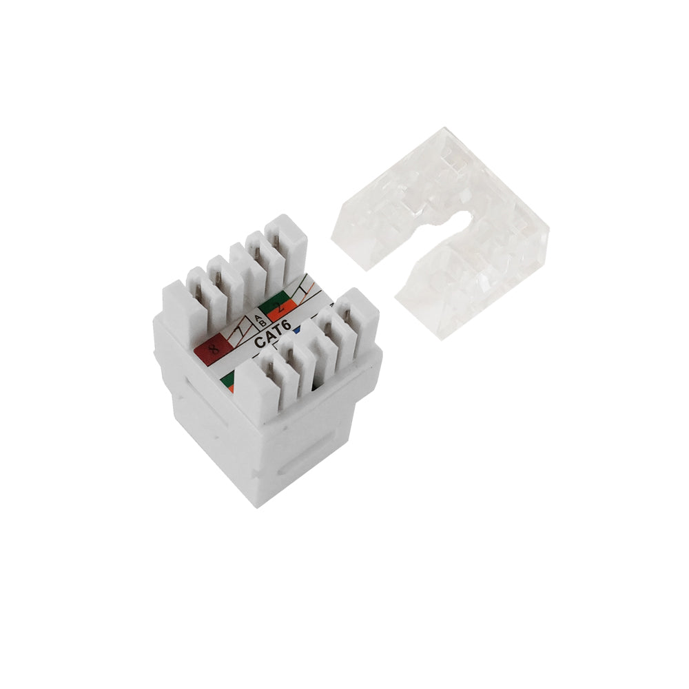 RJ45 Cat6 Slim Profile 180 Degree Jack, 110 Punch-Down – Generic – Wall Plate Inserts & Jacks (photo 6)