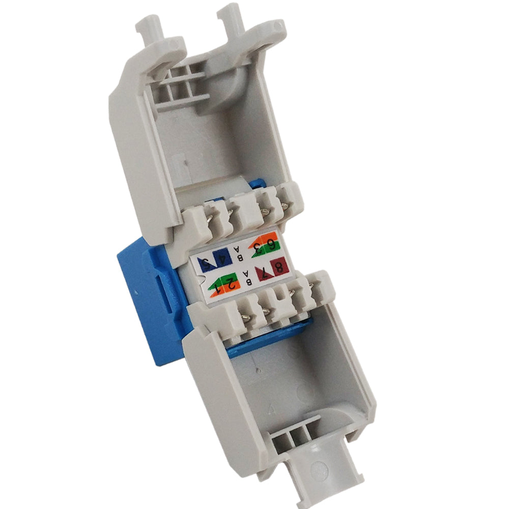 RJ45 Cat6 Slim Profile 180 Degree Jack, 110 Punch-Down or Tool-Less – Generic – Wall Plate Inserts & Jacks (photo 9)