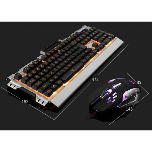 K33 Backlit USB Gaming Keyboard and Mouse Combo, New – Generic – Wired Combo (photo 2)