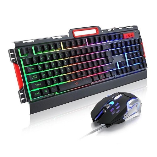 K33 Backlit USB Gaming Keyboard and Mouse Combo, New – Generic