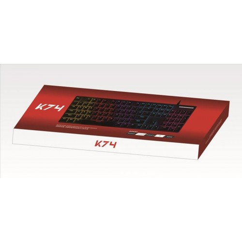 K74 Backlit USB Gaming Mechanical Keyboard, New – Generic (photo 3)