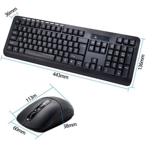 HK6800 Wireless Gaming Keyboard and Mouse Combo – Generic – Wireless Combo (photo 3)