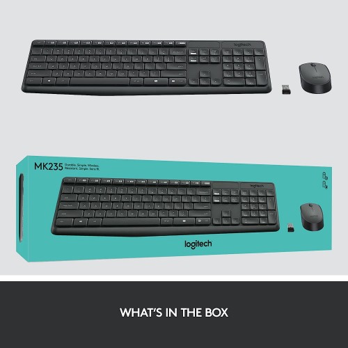 Logitech MK235 Wireless Keyboard & Mouse Combo - English – Wireless Combo (photo 2)