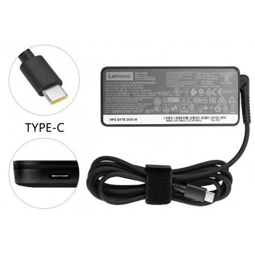 (Used Original) Lenovo 65W Type-C/USB-C Charger, Used, 30-Day Warranty – Used
